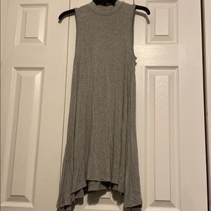 Decree sleeveless gray dress